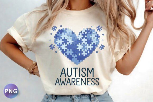 Autism Awareness Heart Puzzle T-Shirt: A Design for Connection