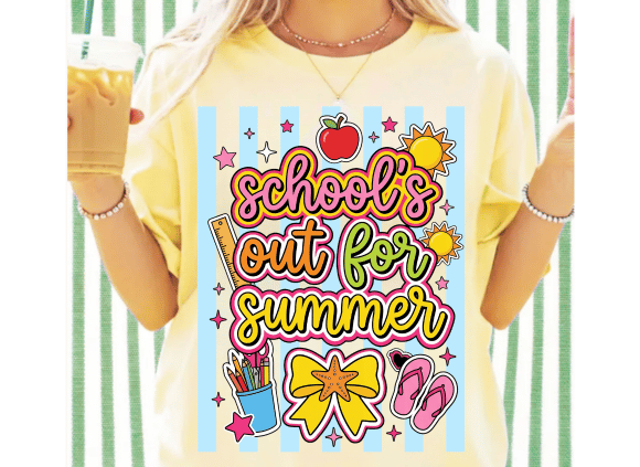 Celebrate the Season with School Out for Summer PNG