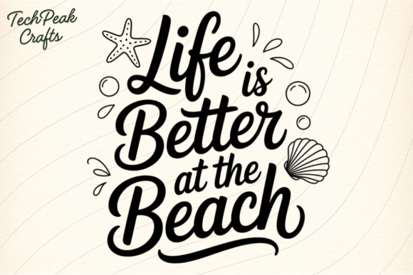 Life is Better at the Beach PNG: Your Go-To for Coastal Calm