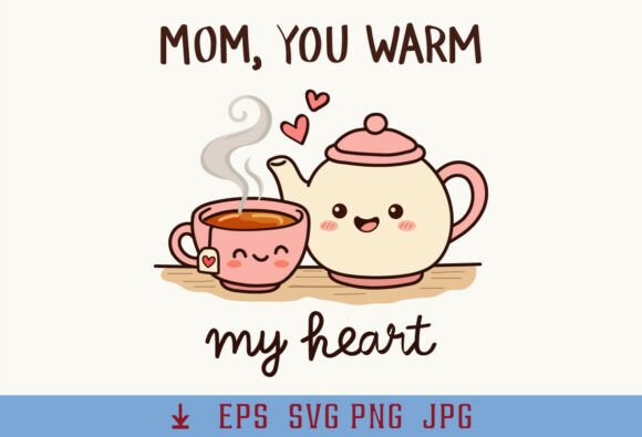 Mother's Day Funny Mama Mom Pun Tea: A Cozy Design for Your Projects