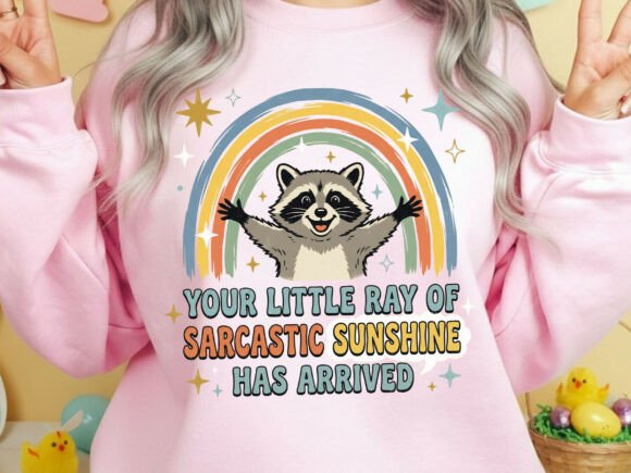 Sarcastic Sunshine Raccoon Funny Tshirt Png: A Design Deep Dive