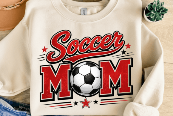 Soccer Mom Sport Design PNG: Bold Sideline Style