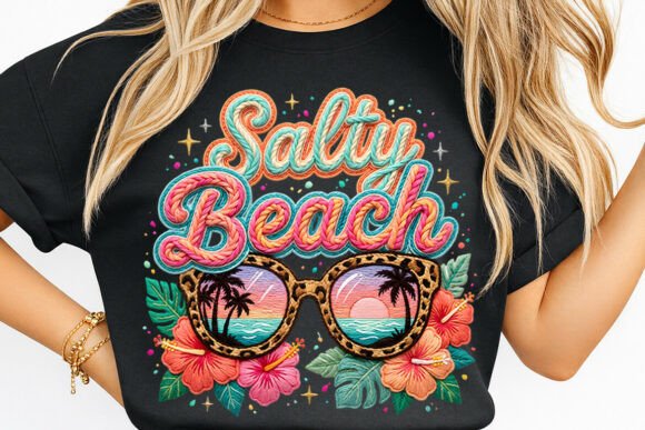 Summer Leopard Salty Beach Faux Yarn PNG: A Textured Design Asset
