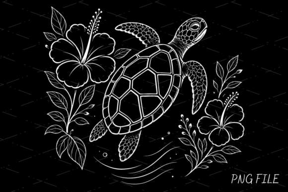 Turtle Floral Minimal Beach PNG: A Designer's Guide